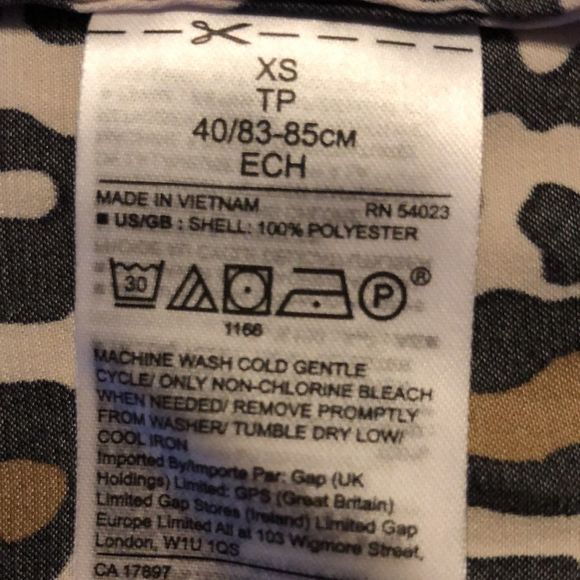 Banana Republic Leopard print pajamas XS coordinate set/sold as a set/ luxurious - Picture 11 of 15